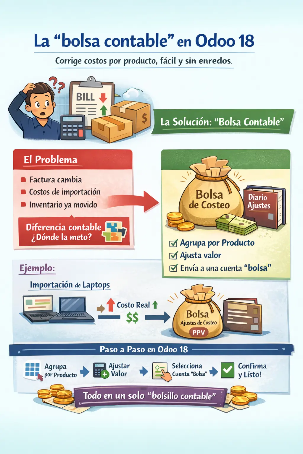 Bolsa de compras contable