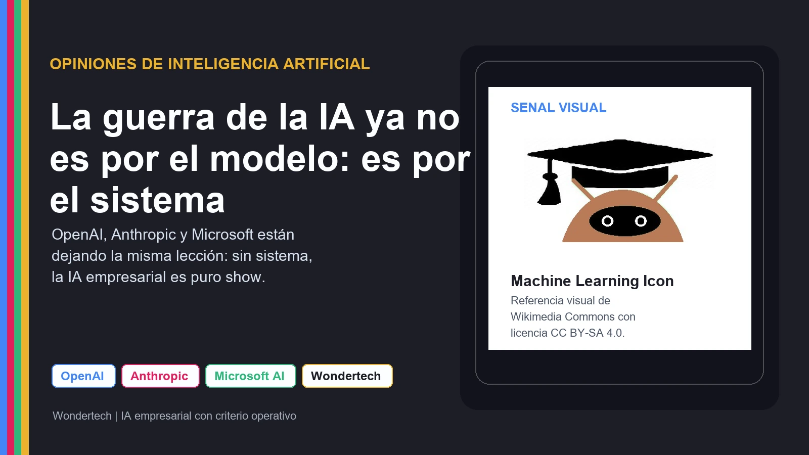 Portada Wondertech para artículo de opinión sobre inteligencia artificial