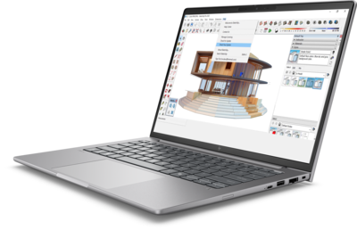 Workstation portátil HP ZBook 8 G1i de 14 pulgadas D5HH9LT - vistas laterales y conexiones