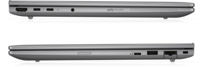HP ZBOOK 8 G1I D5HH9LT - detalle lateral y conexiones