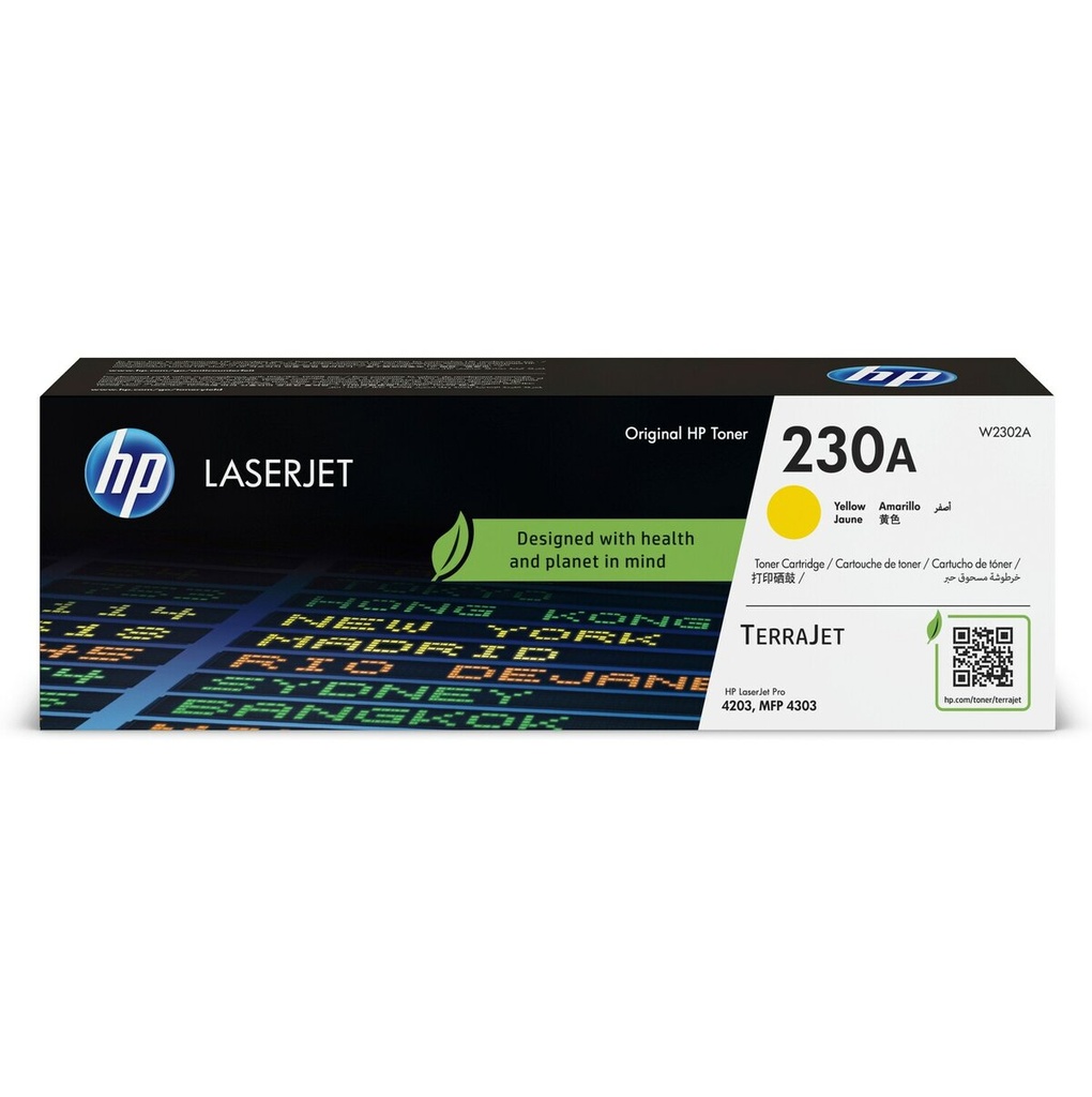 HP TÓNER AMARILLO W2302A - vista oficial 1