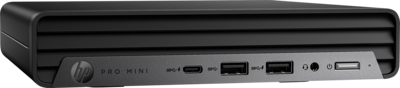 Con protección de HP Wolf Security A17JMLA - detalle lateral y conexiones