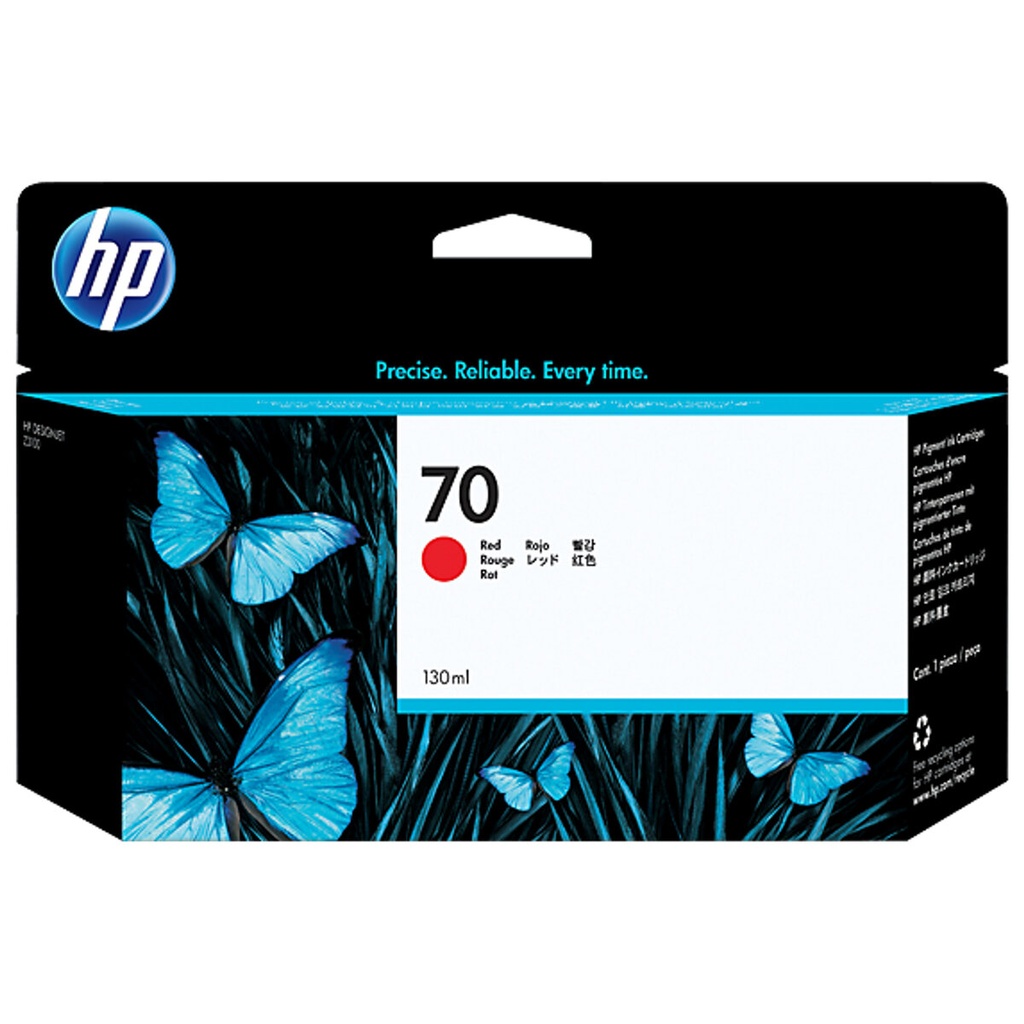 TINTA ROJA HP 70 130 ML C9456A - vista oficial 1
