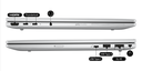 PORTÁTIL HP 8G1 14" INTEL ULTRA 7 D0QA7LT - vistas laterales y conexiones