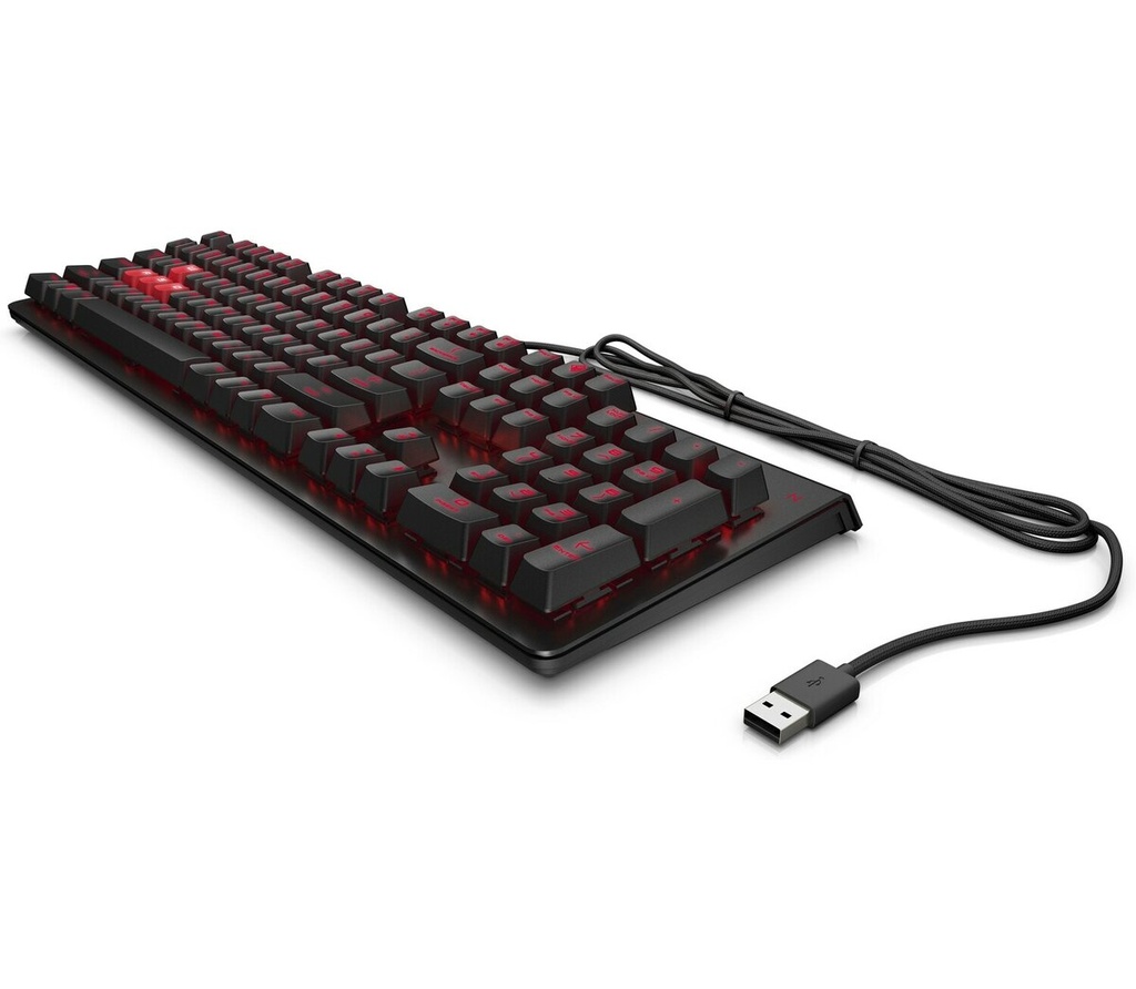 HP TECLADO OMEN BY ENCODER USB NEGRO 6YW76AA - vista oficial 5