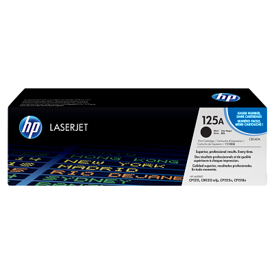 HP CARTUCHO ORIGINAL DE TÓNER NEGRO 125A LASERJET CB540A - vista oficial 2