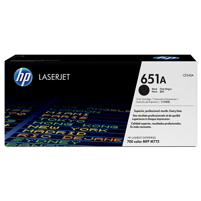 HP TÓNER 651A NEGRO CE340A - vista oficial 2
