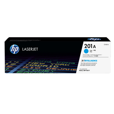 HP CARTUCHO DE TÓNER ORIGINAL LASERJET 201A CIAN CF401A - vista oficial 2