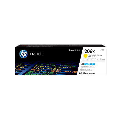 HP CARTUCHO DE TÓNER ORIGINAL LASERJET 206X DE ALTO RENDIMIENTO, AMARILLO W2112X - vista oficial 2