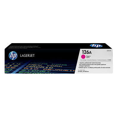 HP CARTUCHO ORIGINAL DE TÓNER MAGENTA 126A LASERJET CE313A - vista oficial 2