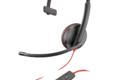 AURICULAR POLY BW 3215 USB-C HS + USB-C/A (BULK) 8X227A6 - vistas laterales y conexiones
