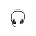 Auriculares USB-C-C Poly Voyager Focus 2 con certificación para Microsoft Teams + adaptador USB-C/A 9T9J4AA - vista oficial 5