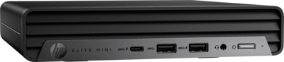 Con protección de HP Wolf Security A9UC1AT - detalle lateral y conexiones