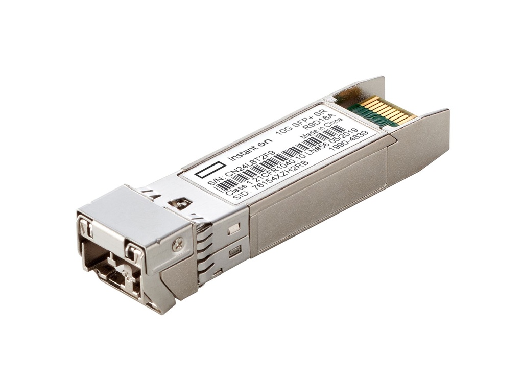 ARUBA TRANSCEIVER INSTANT ION 10G SFP+ LC SR 300M MMF XCVR
