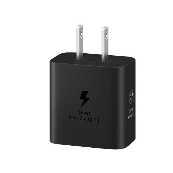 SAMSUNG ADAPTADOR 25W BLACK SIN CABLE