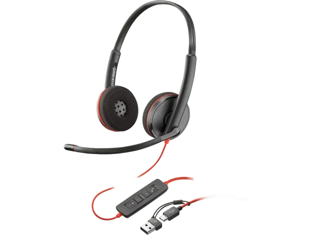 POLY DIADEMA BLACKWIRE 3220 STEREO USB-C HEADSET
