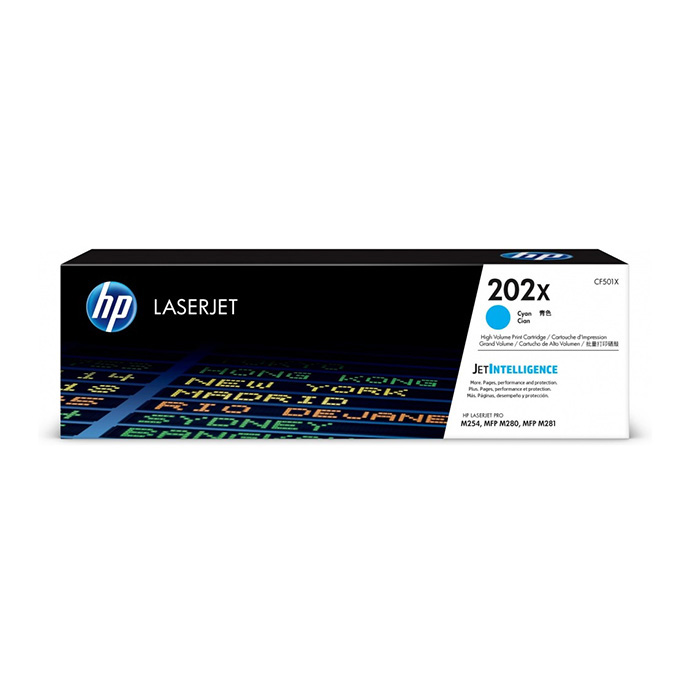 HP SUMINISTROS DE IMPRESION 202X CYAN LASERJET TONER CARTRIDGE