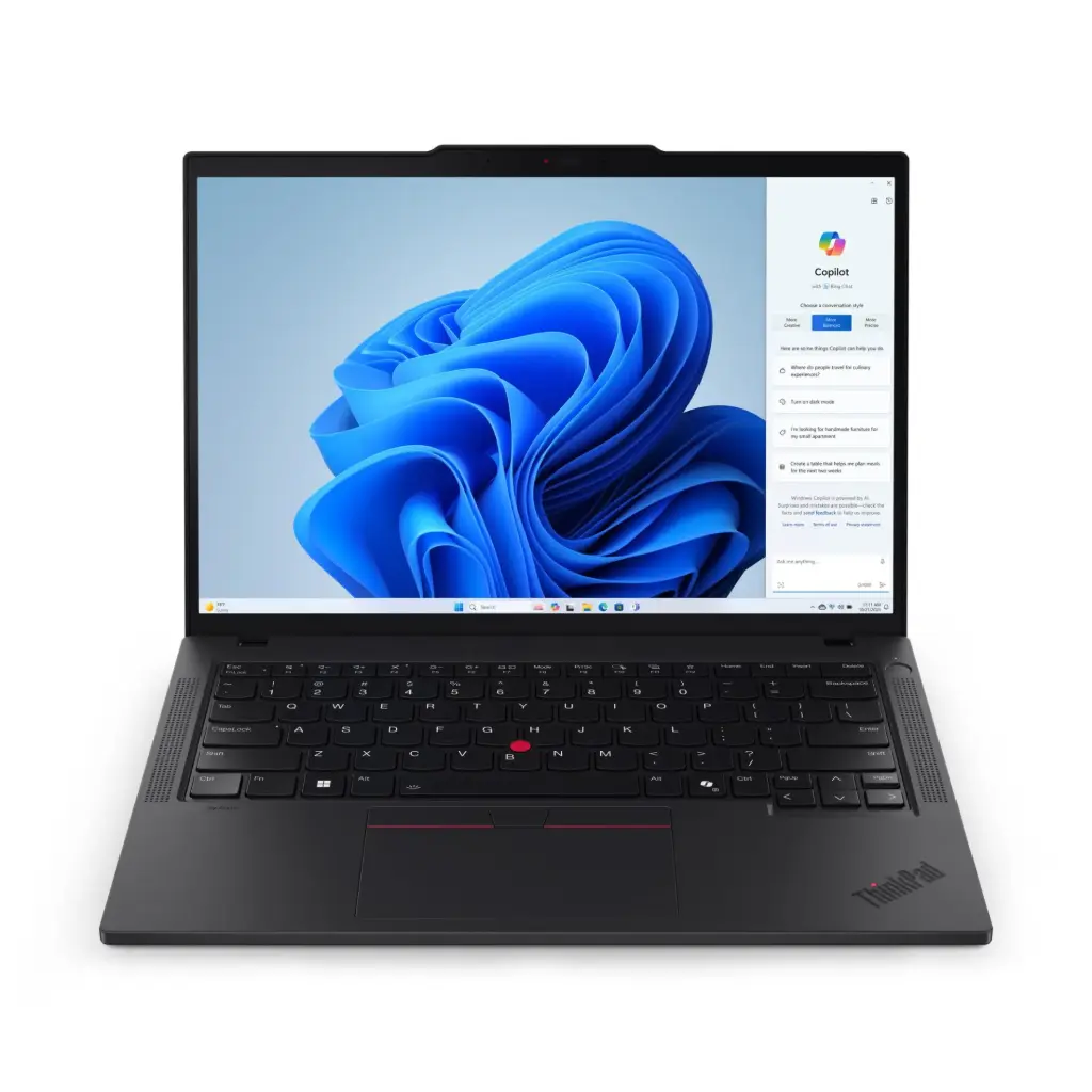 LENOVO PORTATIL THINKPAD T14 GEN 5 PROCESADOR: ULTRA 7 155U MEMORIA: 16GB DISCO DURO: 512GB SSD PANTALLA: 14" WIN 11 PRO