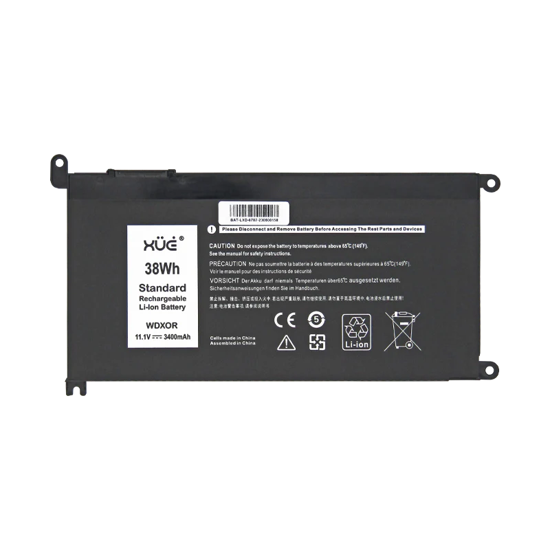 XUE BATERIA DELL LAT 3380 3480 3490 3580 3590 11.4V-3400MAH 39WH 3-CELL CI5-8 WDX0R (CORTA)