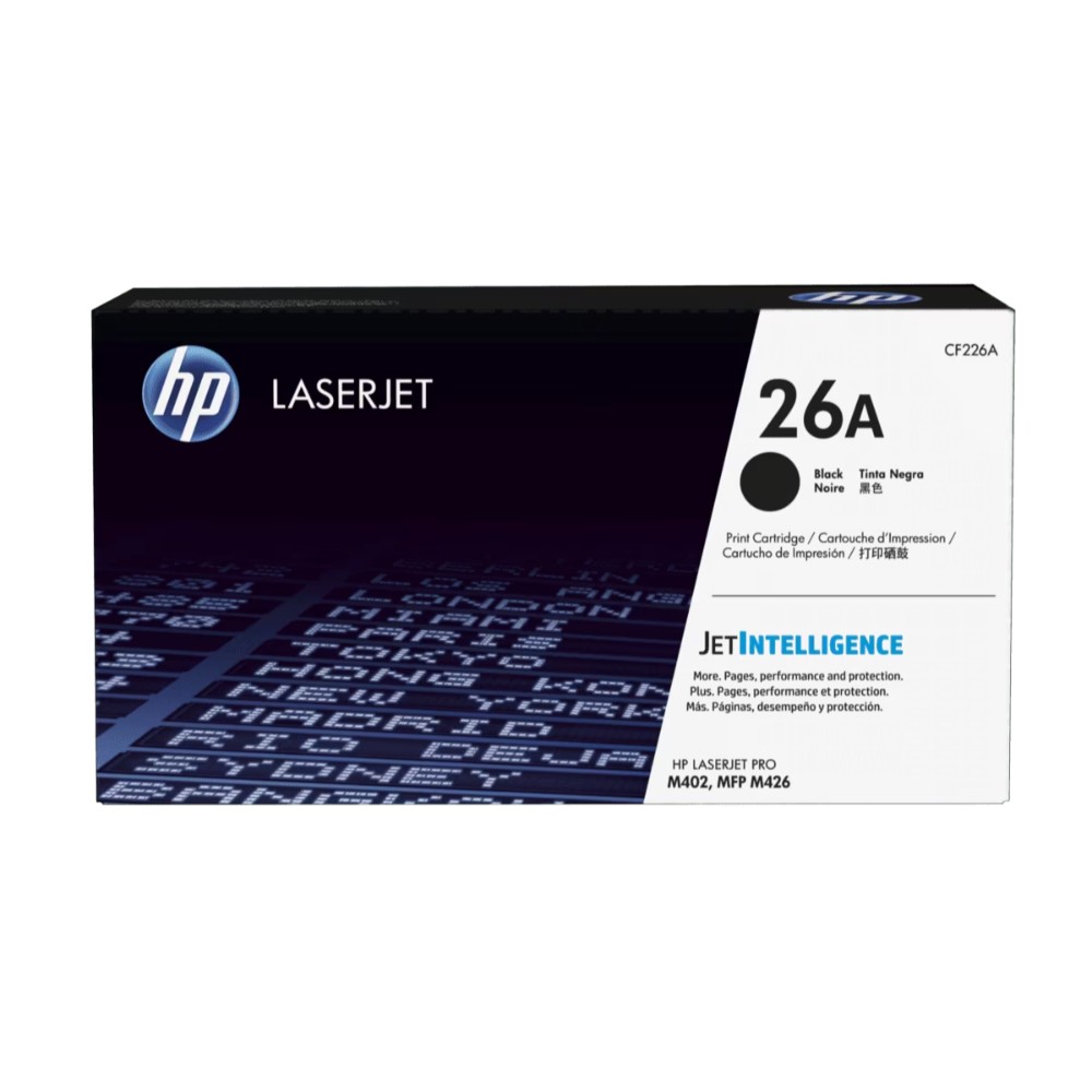 HP CARTUCHO DE TÓNER ORIGINAL LASERJET 26A NEGRO