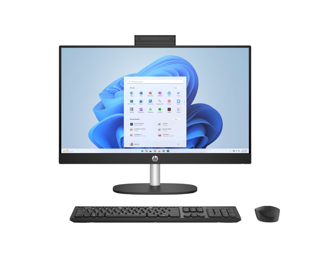HP AIO 24-CR0000A 24-CR0253LA, AMD RYZEN 5, 8GB, 512GB SSD, W 11 