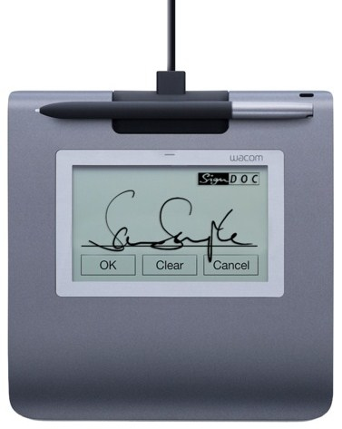 STU430  WACOM STU-430 SIGNATURE PAD, ALÁMBRICO, 2540 LÍNEAS POR PULGADA, 96 X 60 MM, USB, PLUMA, 11,4 CM (4.5)