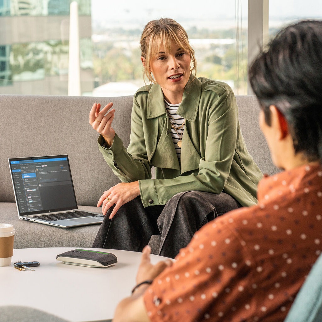 HP SPEAKERPHONE POLY SYNC 20+ M, CERTIFICACION: MICROSOFT TEAMS, CONEXION: BLUETOOTH 5.1 CON PERFILES BLUETOOH BLE USADOS: A2DP, AVRCP, HFP, HSP, USB-A, GARANTIA 2 AÑOS