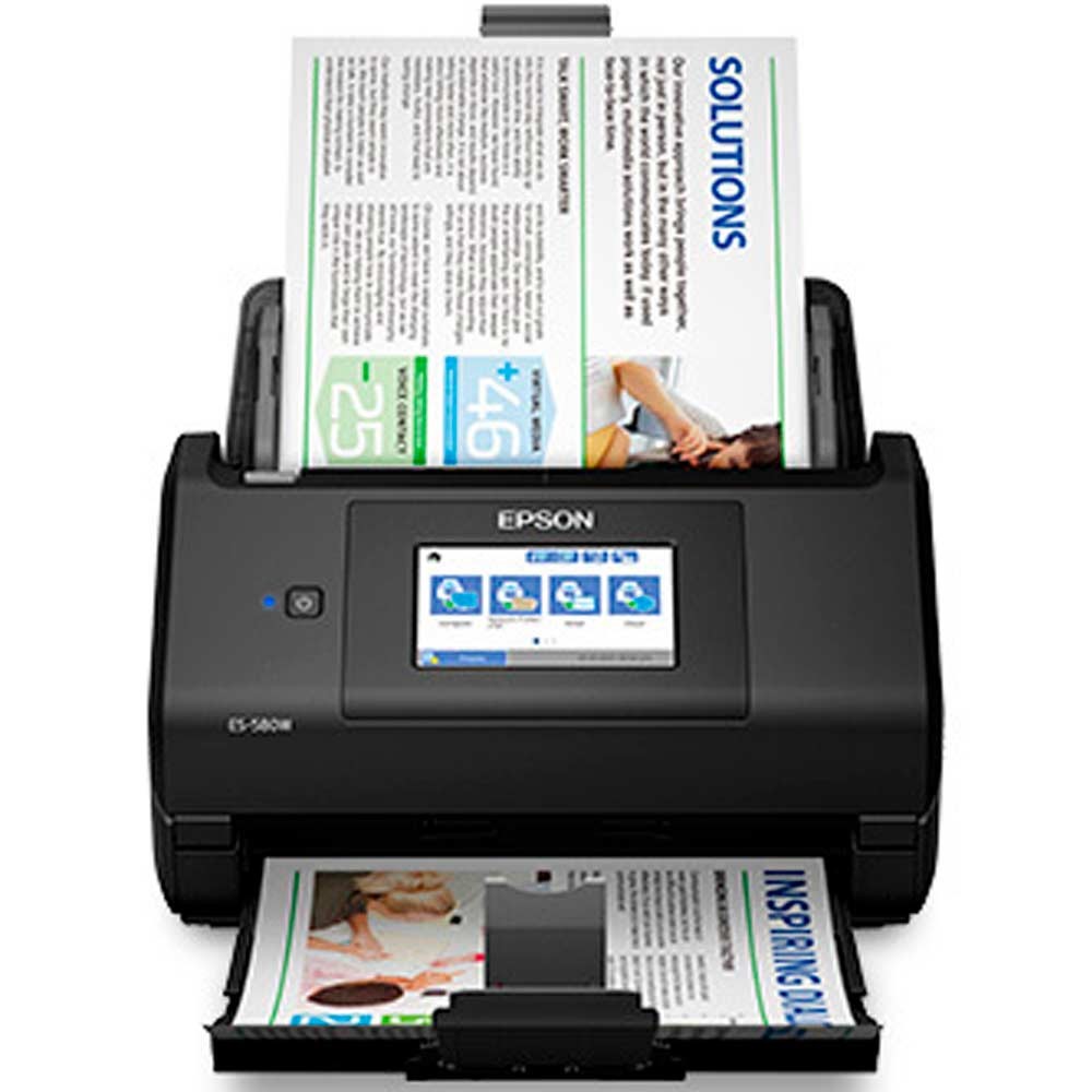 ESCÁNER DE SUPERFICIE PLANA EPSON WORKFORCE ES-580W - 1200 PPP ÓPTICO - ESCANEO DÚPLEX - DE ESCRITORIO - USB