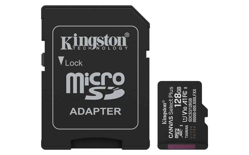 SDCS3/128GB - MEMORIA 128GB CANVAS SELECT PLUS GEN3 150MB/S A1 CARD + ADAPTER