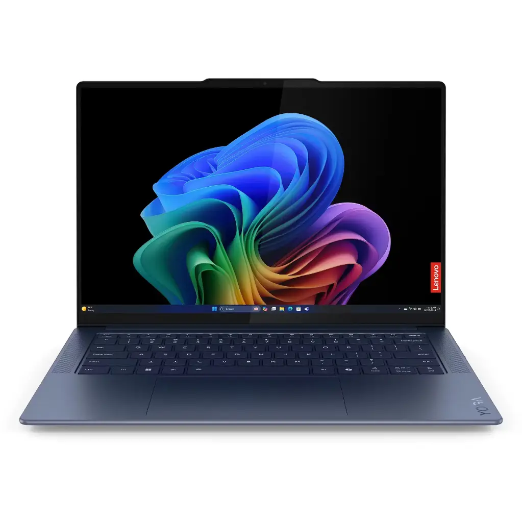 LENOVO PORTATIL YOGA SLIM 7 14Q8X9 PROCESADOR: QUALCOMM SNAPDRAGON X ELITE X1E-78-100, 12 NÚCLEOS  32GB DDR5 SOLDADA,  ALMACENAMIENTO: 1 TB SSD NVME PANTALLA: 14″ WIN 11 HOME (REFURBISHED)