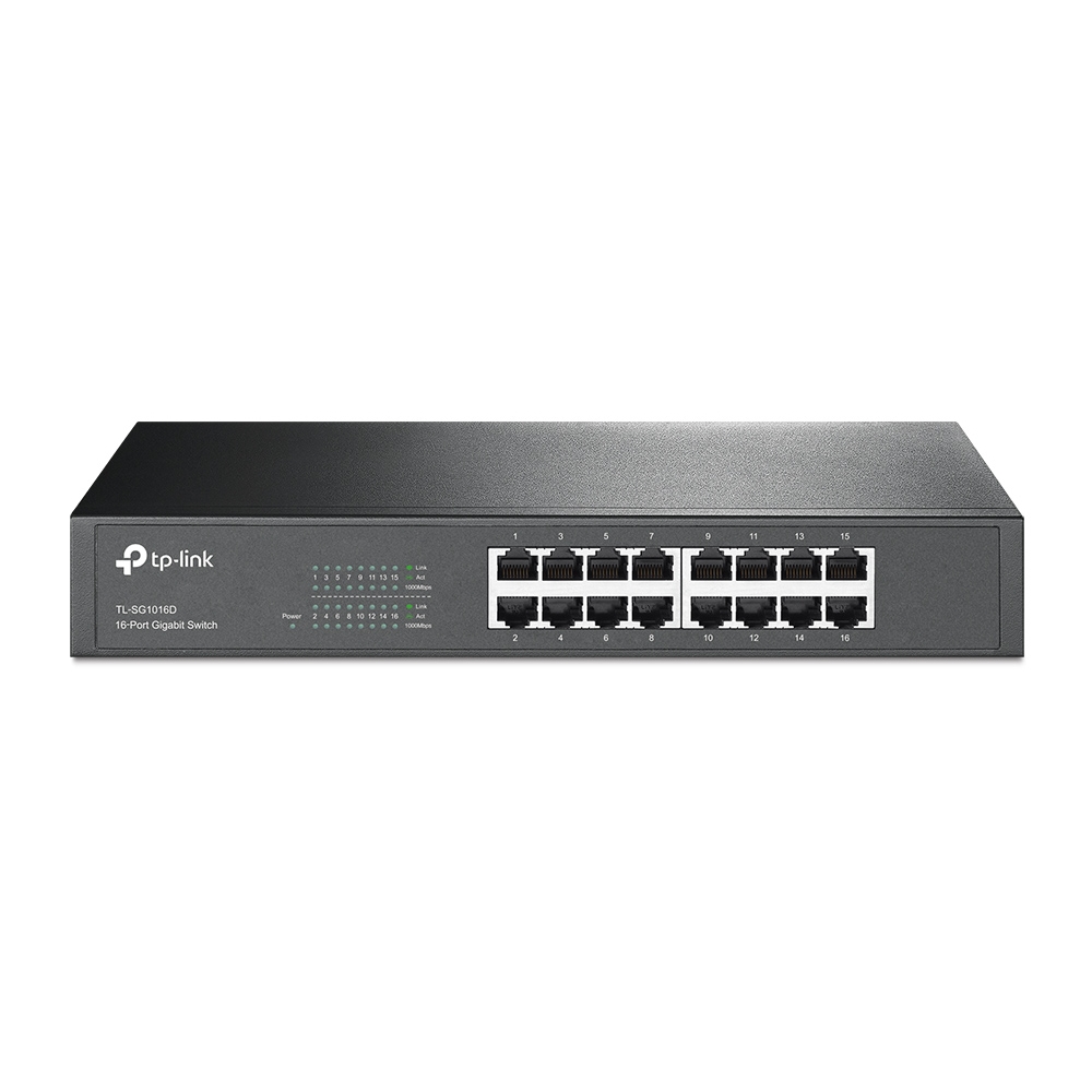 TP LINK SWITCH 16 PUERTOS GIGABIT RJ45RACK