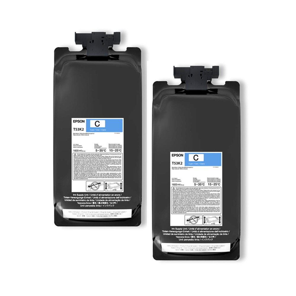 EPSON BOLSA DE TINTA ULTRACHROME DS CYAN X2 UND.