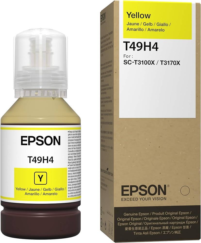 BOTELLA DE TINTA AMARILLA EPSON 140 ML