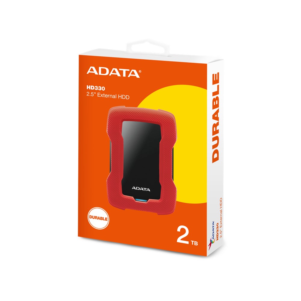 ADATA DISCO EXTERNO HD330 2TB ROJO