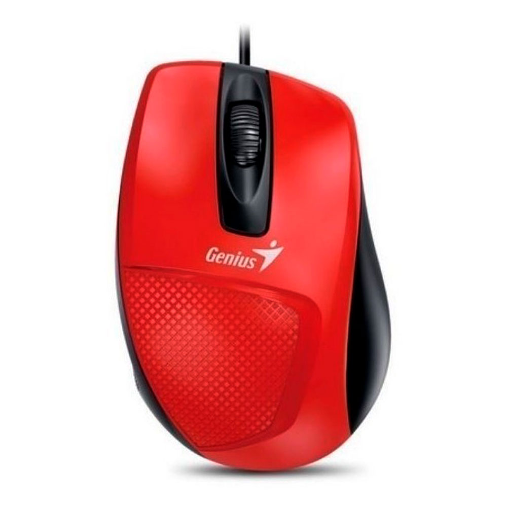 GENIUS MOUSE ALAMBRICO ERGONOMICO DX-150X USB ROJO