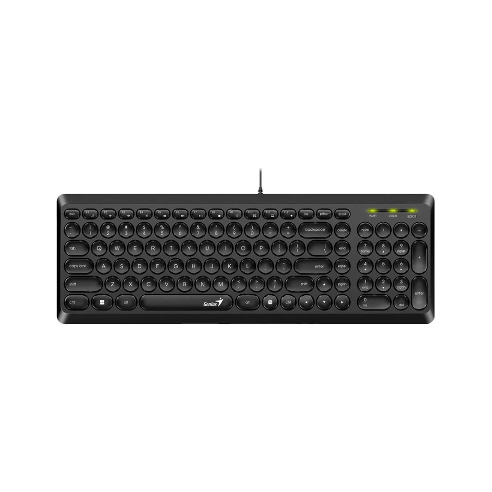 GENIUS TECLADO SLIMSTAR Q200 USB ALAMBRICO NEGRO