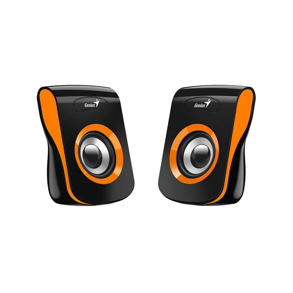 PARLANTE GENIUS SP-Q180 USB NARANJA