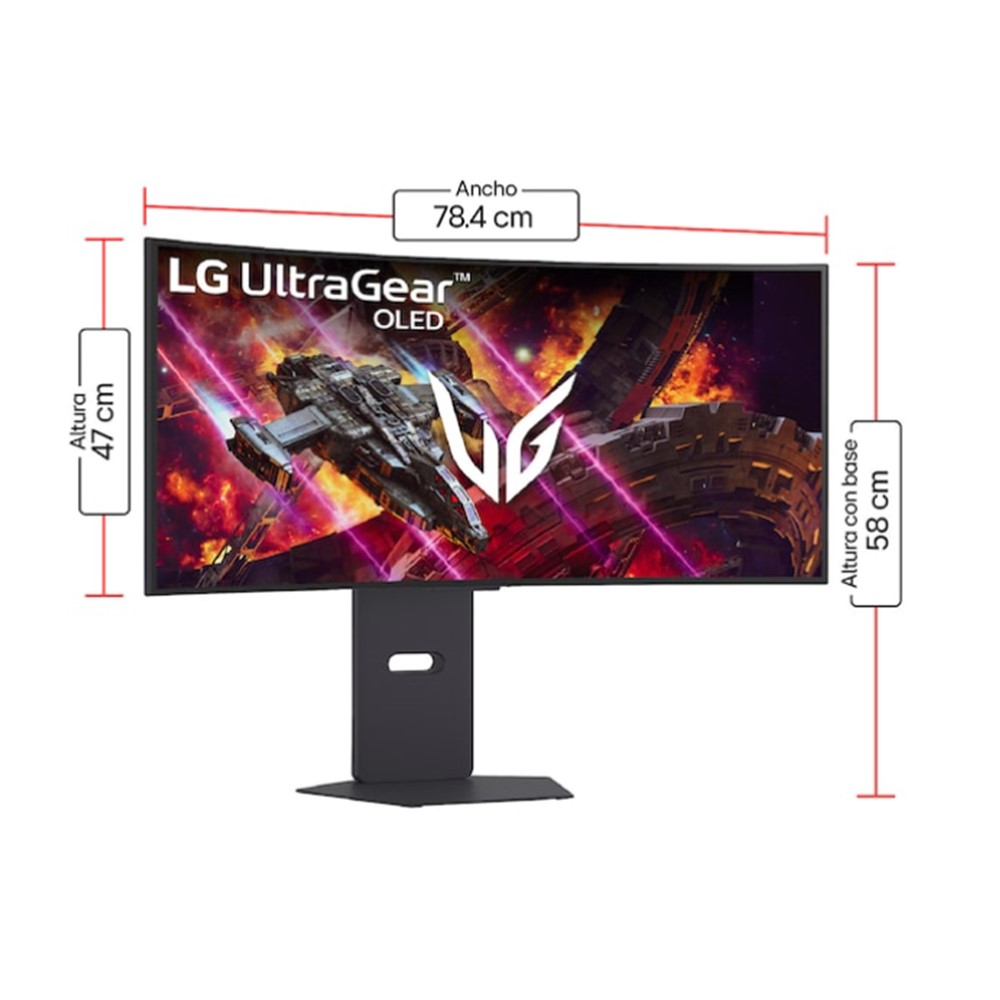MONITOR LG 34" WQHD CURVO