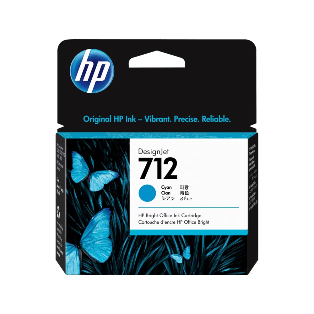 HP CARTUCHO DE TINTA 712 DESIGNJET CYAN 29ML
