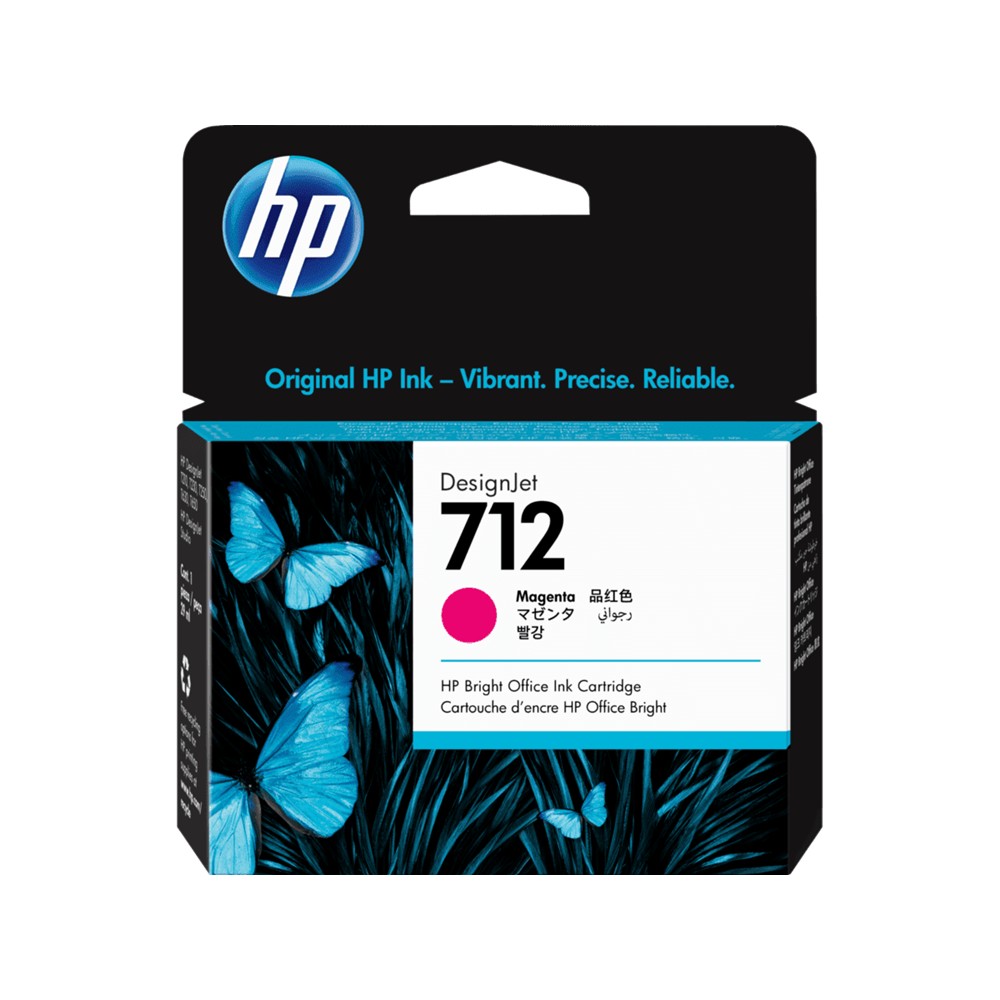 HP CARTUCHO DE TINTA 712 MAGENTA DESIGNJET 29ML