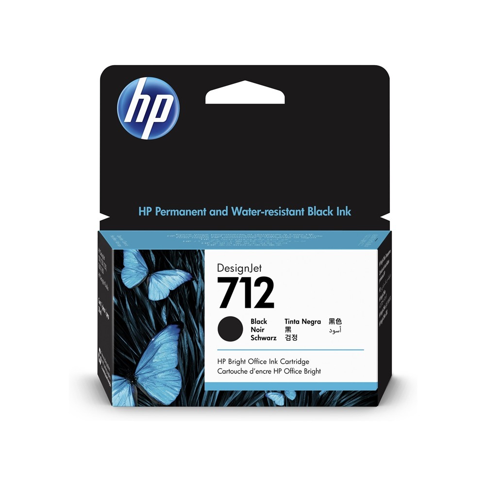 HP CARTUCHO DE TINTA 712 DESIGNJET NEGRO 38ML