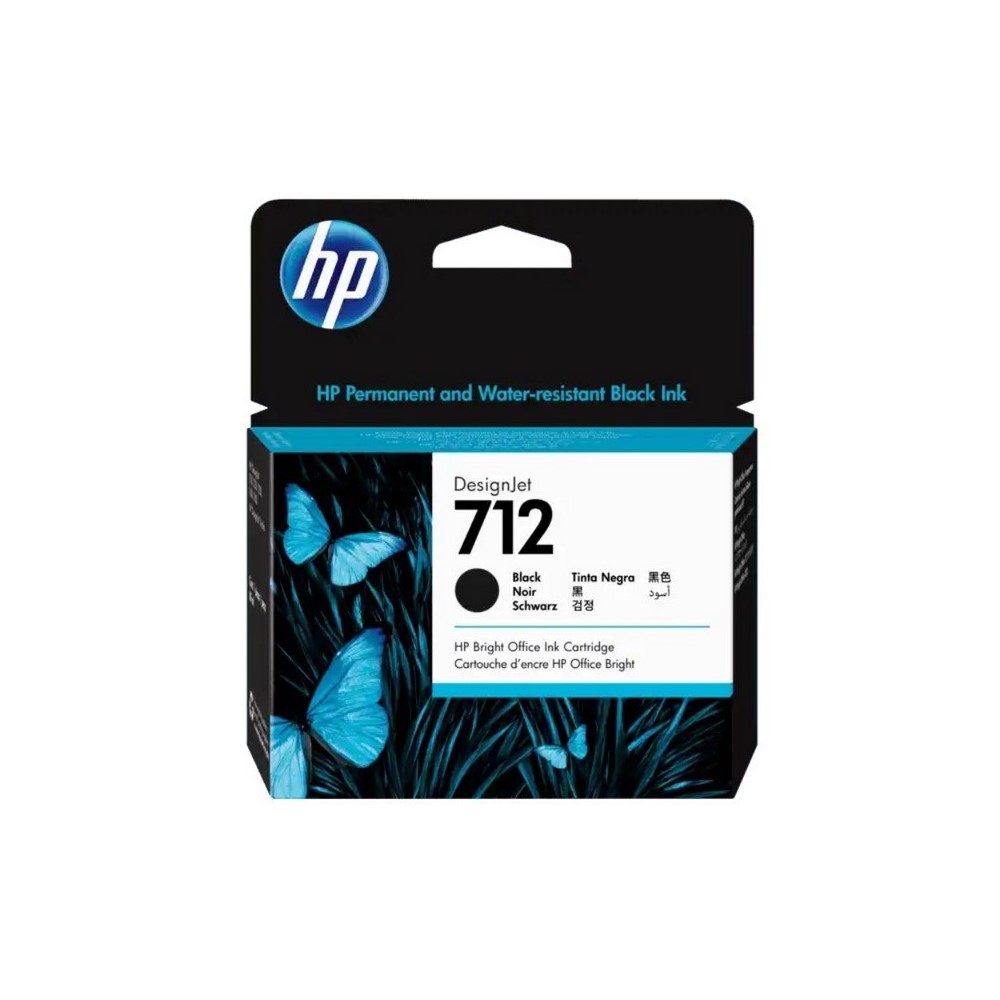 HP CARTUCHO DE TINTA DESIGNJET 712 DE 80 ML NEGRO