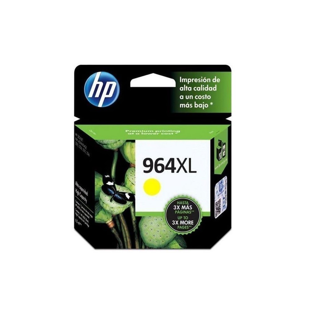 HP CARTUCHO AMARILLO 964XL OFFICEJET PRO 9010 9020 1.600 PAG.