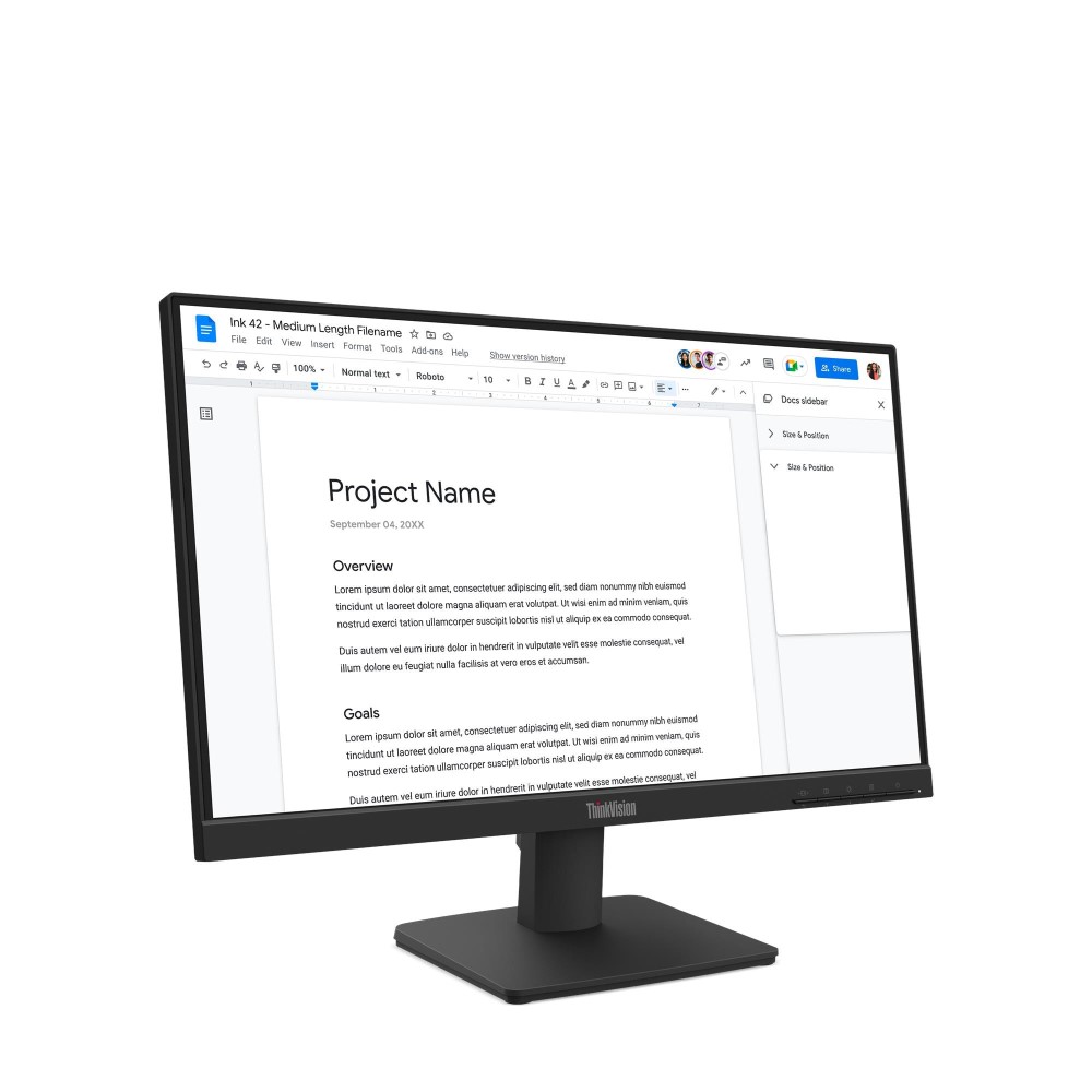 DESCONOCIDO MARCA 64CBKAR6LA MONITOR LENOVO THINKVISION S22-4E 21.5" FHD FIJO