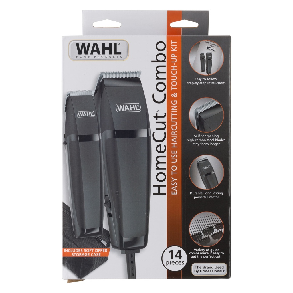 WAHL MÁQUINA PELUQ WHAL HOME CUT COMBO 14PZAS CON CABLE
