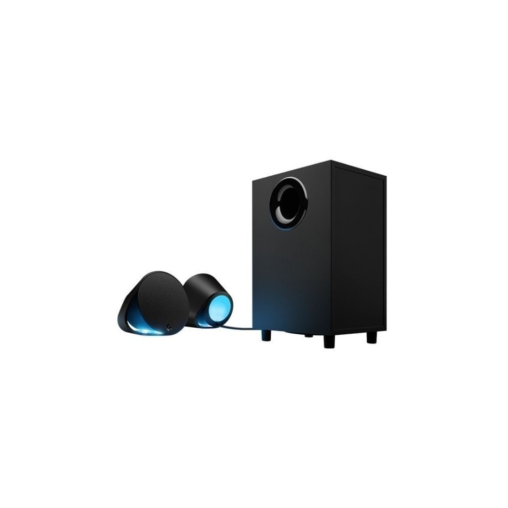 LOGITECH PARLANTES G560 2.1 PLAY ADVANCED GAMING POTENCIA 120W BLUETOOTH/USB/PLUG 3.5MM SONIDO 7.1 DTS:X ULTRA RGB LIGHTSYNC G HUB GARANTÍA 1AÑO-NEGRO