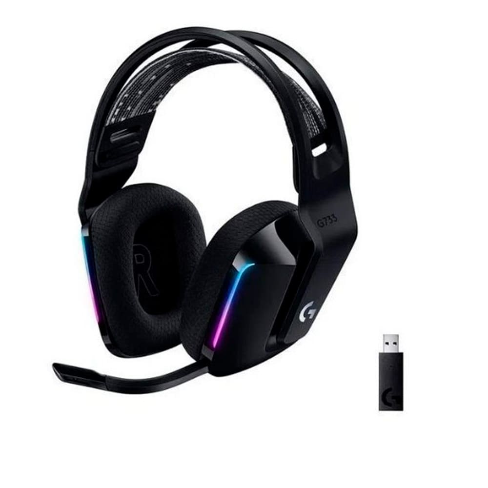 LOGITECH DIADEMA G733 WIRELES HEADSET- NEGRO