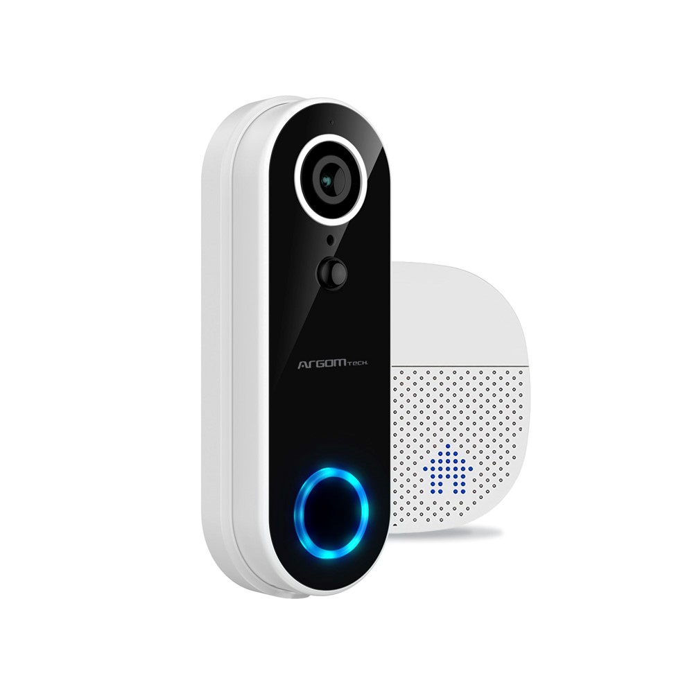 ARGOMTECH TIMBRE CON CAMARA ARGOM FULL HD 1080P-WI-FI