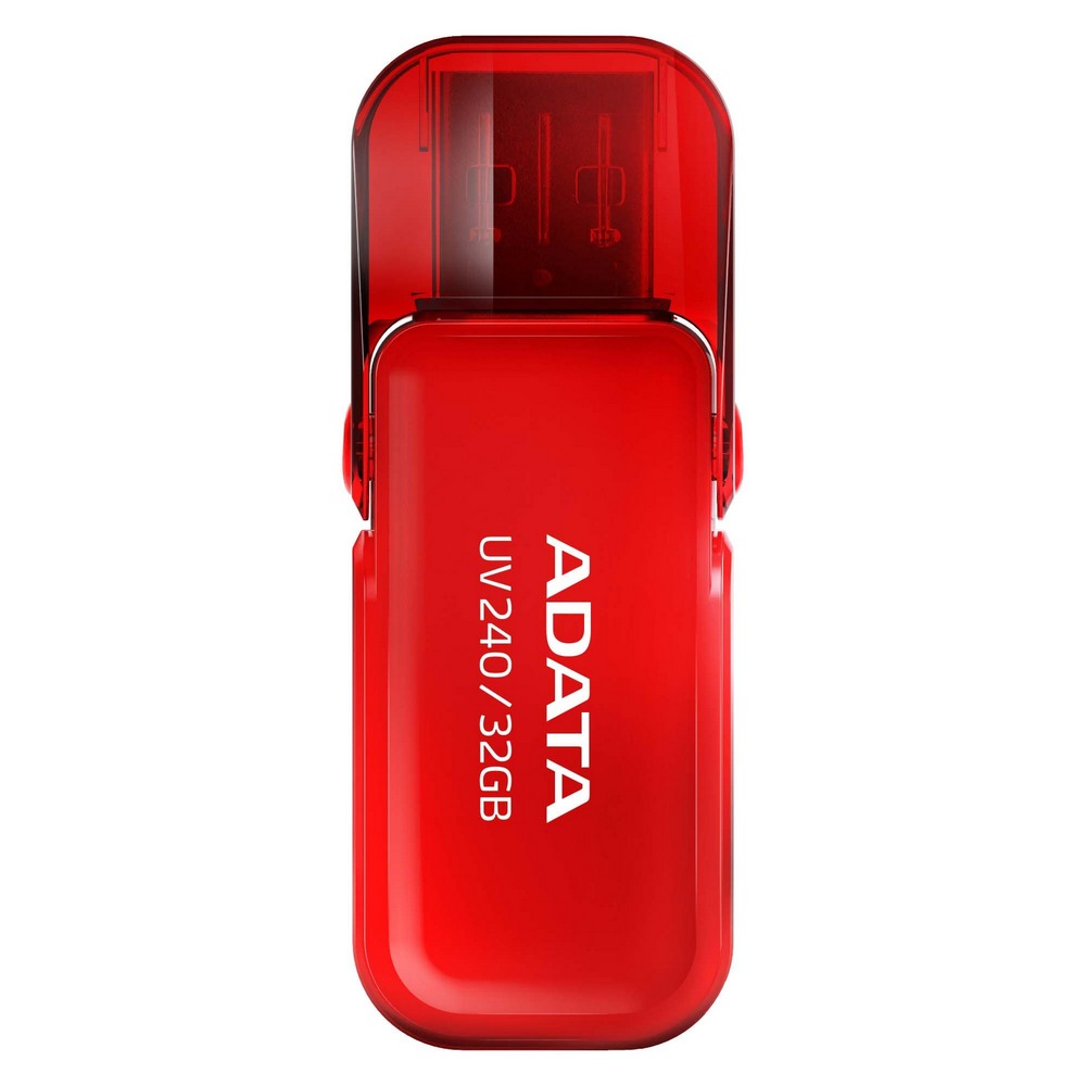 ADATA MEMORIA USB 2.0 UV240 ESCUALIZABLE 32GB, ROJA