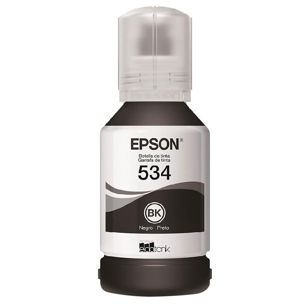 EPSON BOTELLA T534120-AL NEGRA PIGMENTADA - NUEVA SERIE M (M1120 - M2170 - M3170)(11,000 PAGINAS)